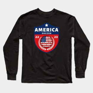 America Soccer Long Sleeve T-Shirt